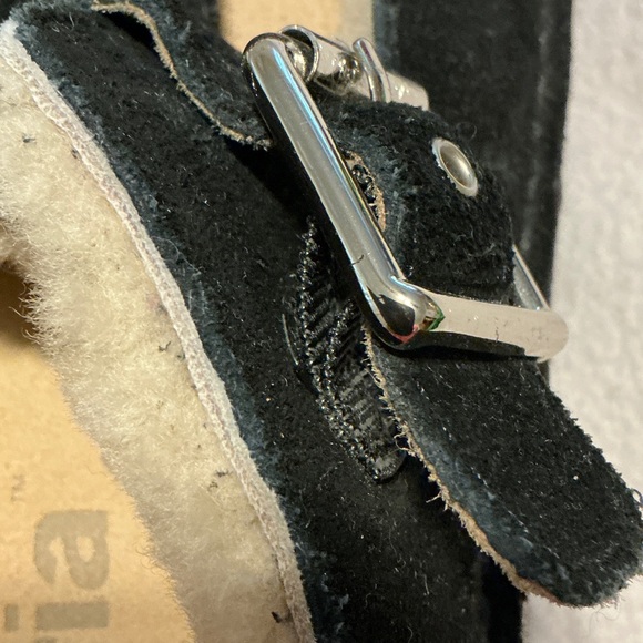 Alegria Black Mules with Cream Lining - Picture 3 of 4